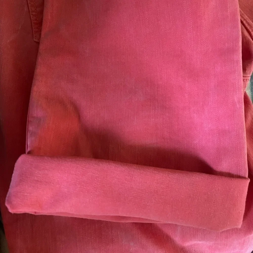ANN Taylor Loft modern kick‎ crop pink jeans